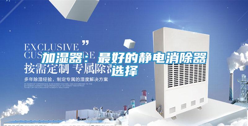 加濕器：最好的靜電消除器選擇