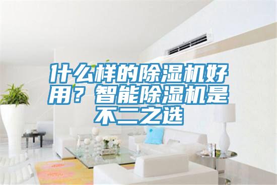 什么樣的除濕機好用？智能除濕機是不二之選