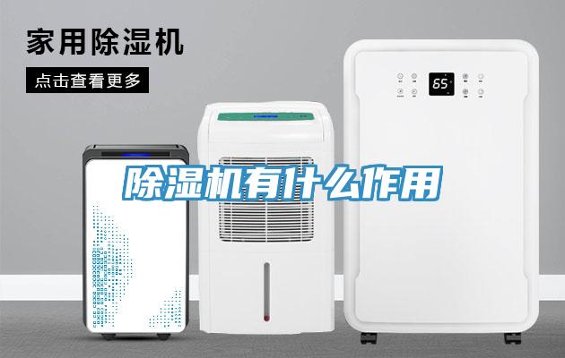 除濕機有什么作用