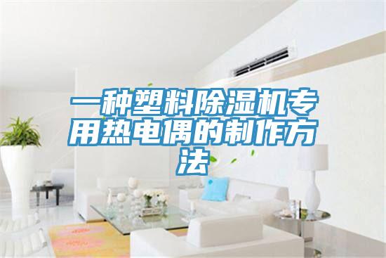 一種塑料除濕機(jī)專用熱電偶的制作方法