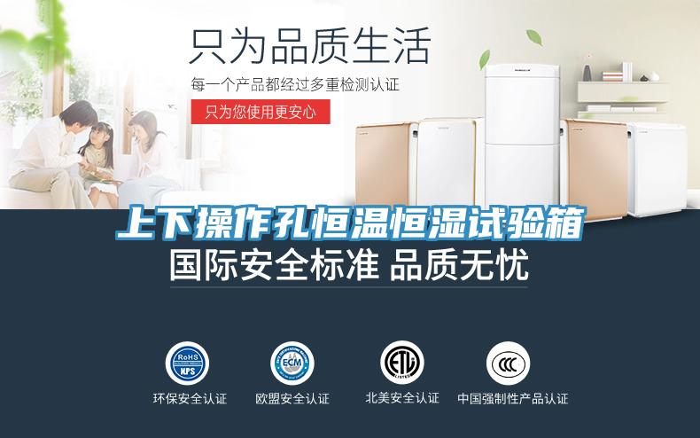 上下操作孔恒溫恒濕試驗(yàn)箱