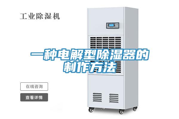 一種電解型除濕器的制作方法