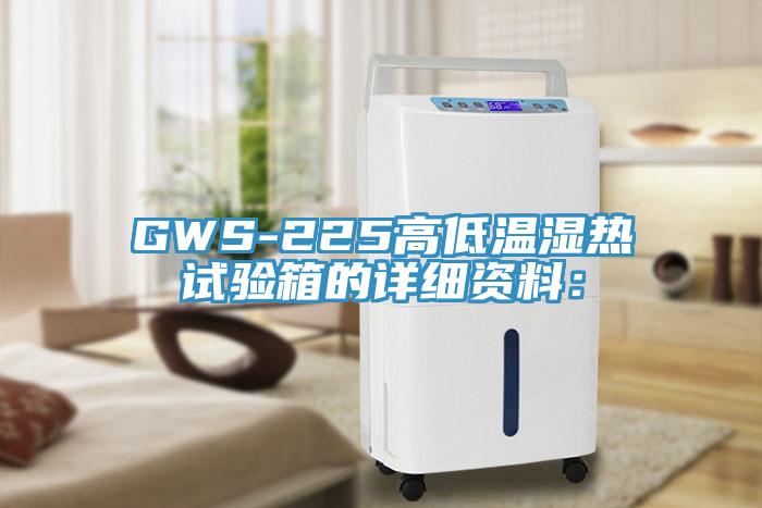 GWS-225高低溫濕熱試驗(yàn)箱的詳細(xì)資料：