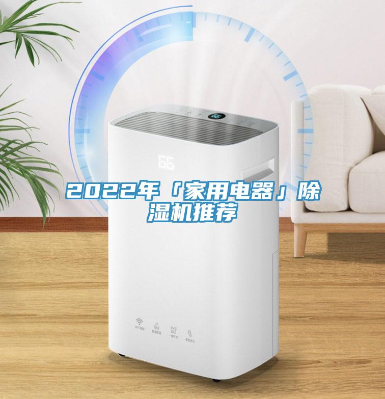 2022年「家用電器」除濕機推薦