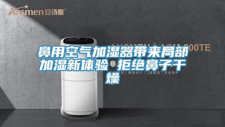 鼻用空氣加濕器帶來(lái)局部加濕新體驗(yàn) 拒絕鼻子干燥