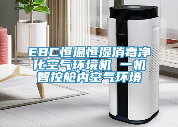 EBC恒溫恒濕消毒凈化空氣環(huán)境機(jī) 一機(jī)智控艙內(nèi)空氣環(huán)境