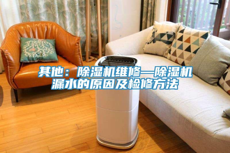 其他：除濕機維修—除濕機漏水的原因及檢修方法