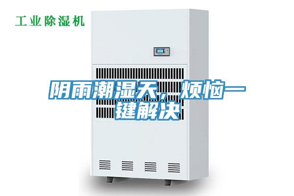 陰雨潮濕天，煩惱一鍵解決