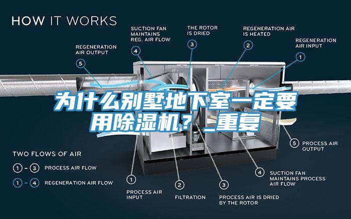 為什么別墅地下室一定要用除濕機？_重復(fù)