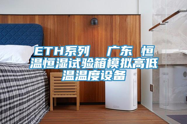 ETH系列  廣東 恒溫恒濕試驗(yàn)箱模擬高低溫溫度設(shè)備