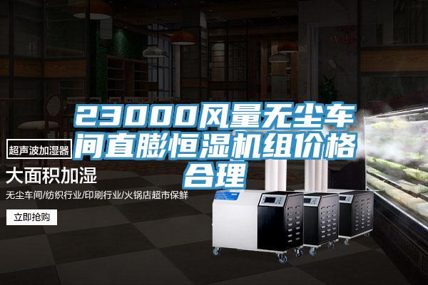 23000風(fēng)量無塵車間直膨恒濕機組價格合理