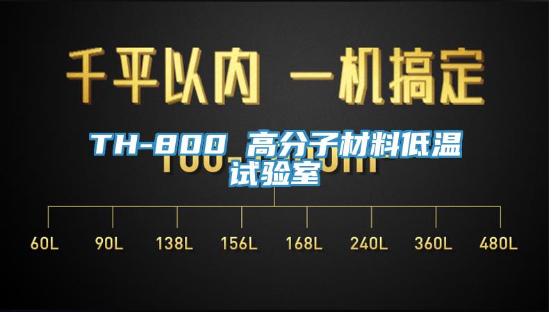 TH-800 高分子材料低溫試驗室