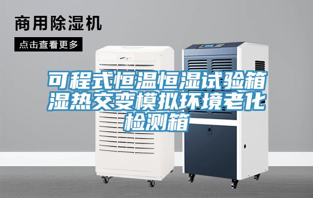 可程式恒溫恒濕試驗(yàn)箱濕熱交變模擬環(huán)境老化檢測箱