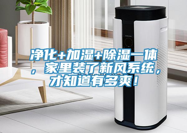 凈化+加濕+除濕一體，家里裝了新風系統(tǒng)，才知道有多爽！