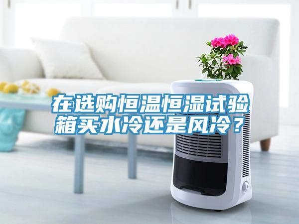 在選購(gòu)恒溫恒濕試驗(yàn)箱買(mǎi)水冷還是風(fēng)冷？