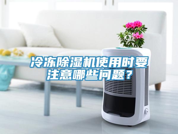 冷凍除濕機使用時要注意哪些問題？
