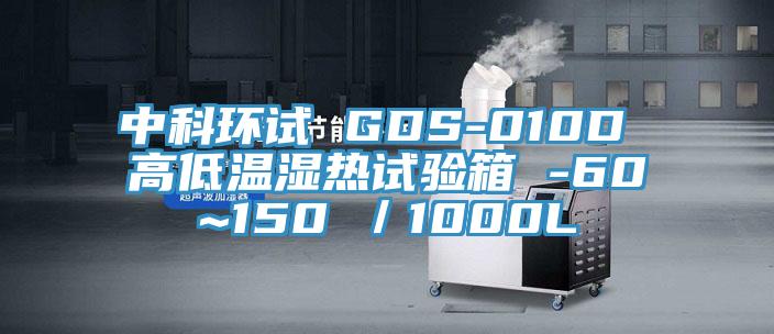 中科環(huán)試 GDS-010D 高低溫濕熱試驗箱 -60~150℃／1000L