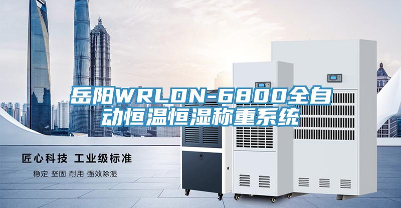 岳陽(yáng)WRLDN-6800全自動(dòng)恒溫恒濕稱(chēng)重系統(tǒng)