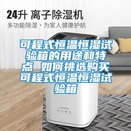 可程式恒溫恒濕試驗(yàn)箱的用途和特點(diǎn) 如何挑選購買可程式恒溫恒濕試驗(yàn)箱