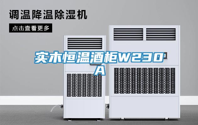 實(shí)木恒溫酒柜W230A