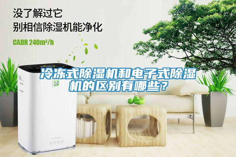 冷凍式除濕機和電子式除濕機的區(qū)別有哪些？