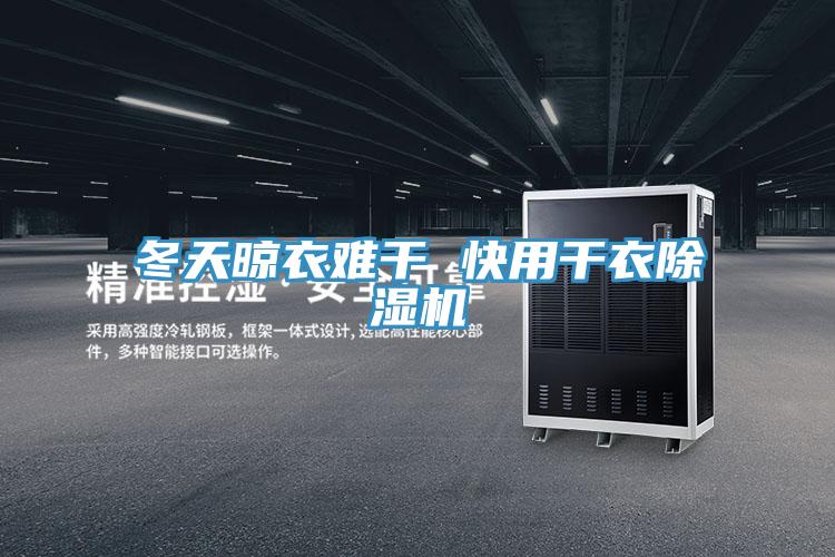 冬天晾衣難干 快用干衣除濕機