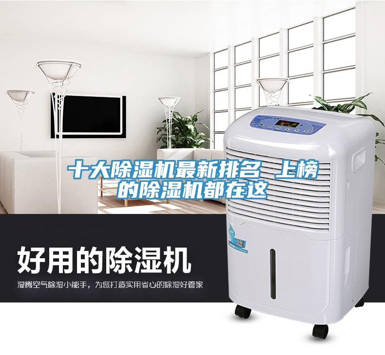 十大除濕機最新排名 上榜的除濕機都在這