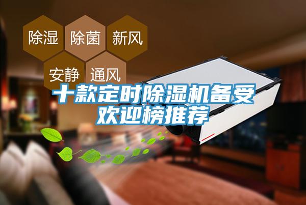 十款定時除濕機備受歡迎榜推薦