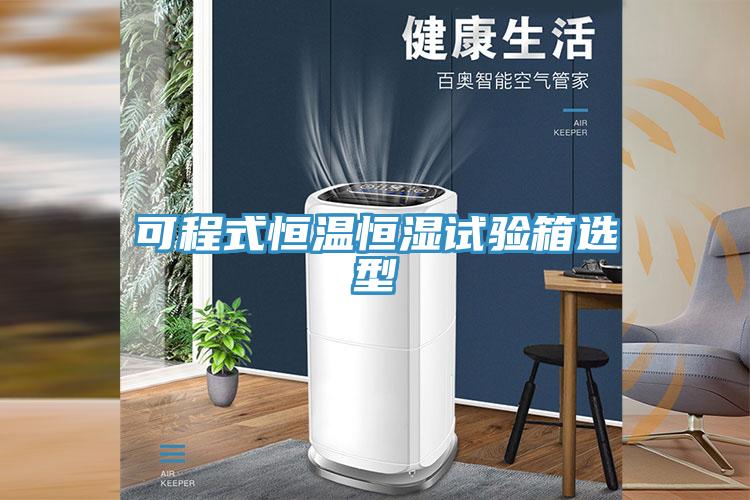 可程式恒溫恒濕試驗(yàn)箱選型