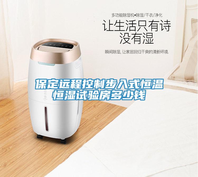 保定遠程控制步入式恒溫恒濕試驗房多少錢