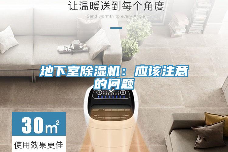 地下室除濕機(jī)：應(yīng)該注意的問題