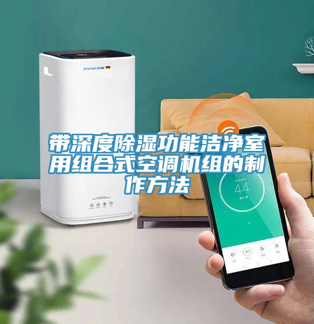 帶深度除濕功能潔凈室用組合式空調(diào)機(jī)組的制作方法