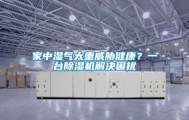 家中濕氣太重威脅健康？一臺除濕機解決困擾