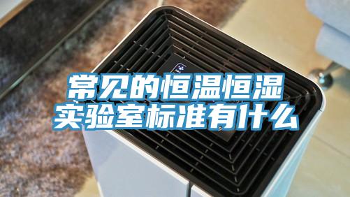 常見(jiàn)的恒溫恒濕實(shí)驗(yàn)室標(biāo)準(zhǔn)有什么