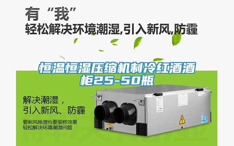 恒溫恒濕壓縮機制冷紅酒酒柜25-50瓶