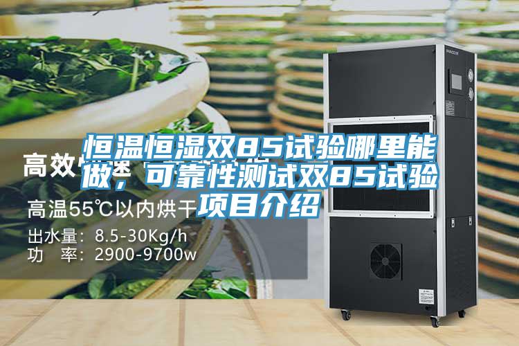 恒溫恒濕雙85試驗(yàn)?zāi)睦锬茏?，可靠性測(cè)試雙85試驗(yàn)項(xiàng)目介紹