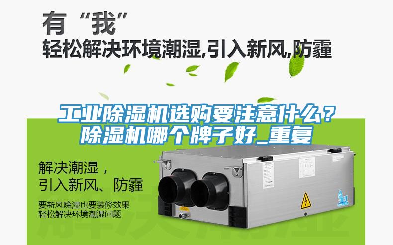 工業(yè)除濕機選購要注意什么？除濕機哪個牌子好_重復