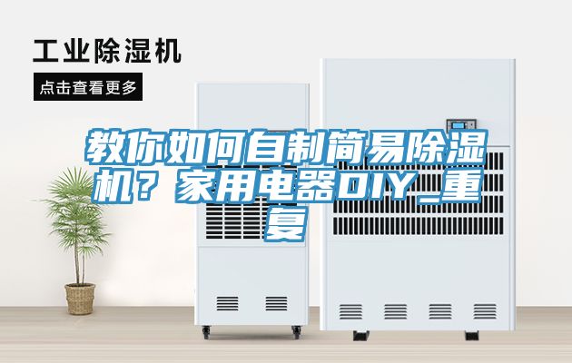 教你如何自制簡(jiǎn)易除濕機(jī)？家用電器DIY_重復(fù)