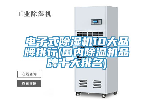 電子式除濕機10大品牌排行(國內(nèi)除濕機品牌十大排名)