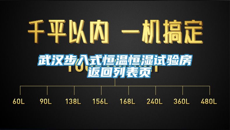 武漢步入式恒溫恒濕試驗(yàn)房 返回列表頁(yè)