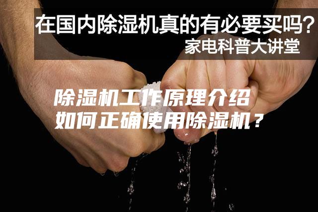 除濕機工作原理介紹 如何正確使用除濕機？