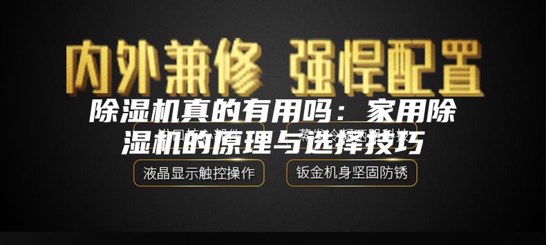 除濕機真的有用嗎：家用除濕機的原理與選擇技巧